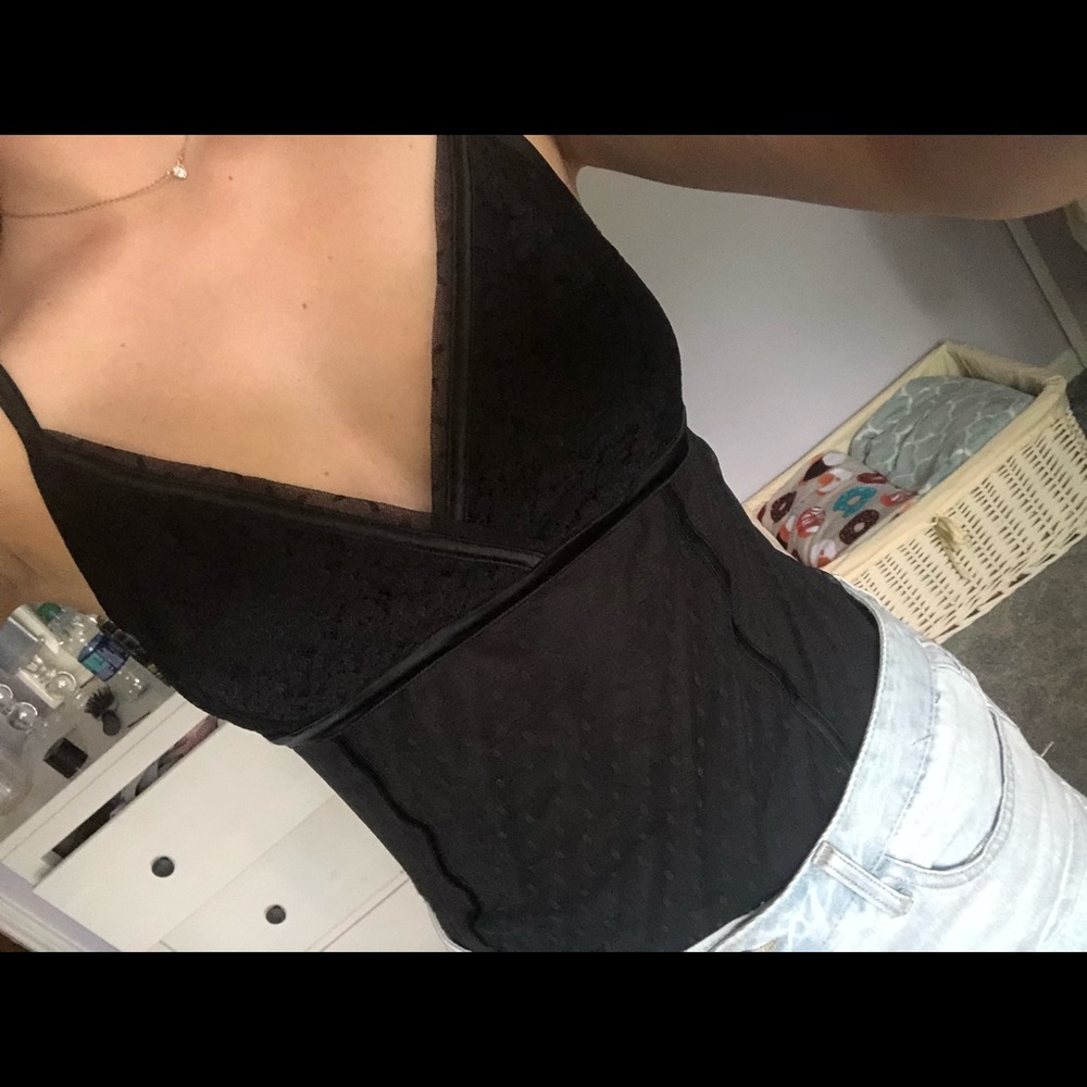 Black Lace Tank